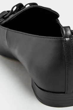 Limited Collection Limited Collection Black Chain Loafers In Wide E Fit
