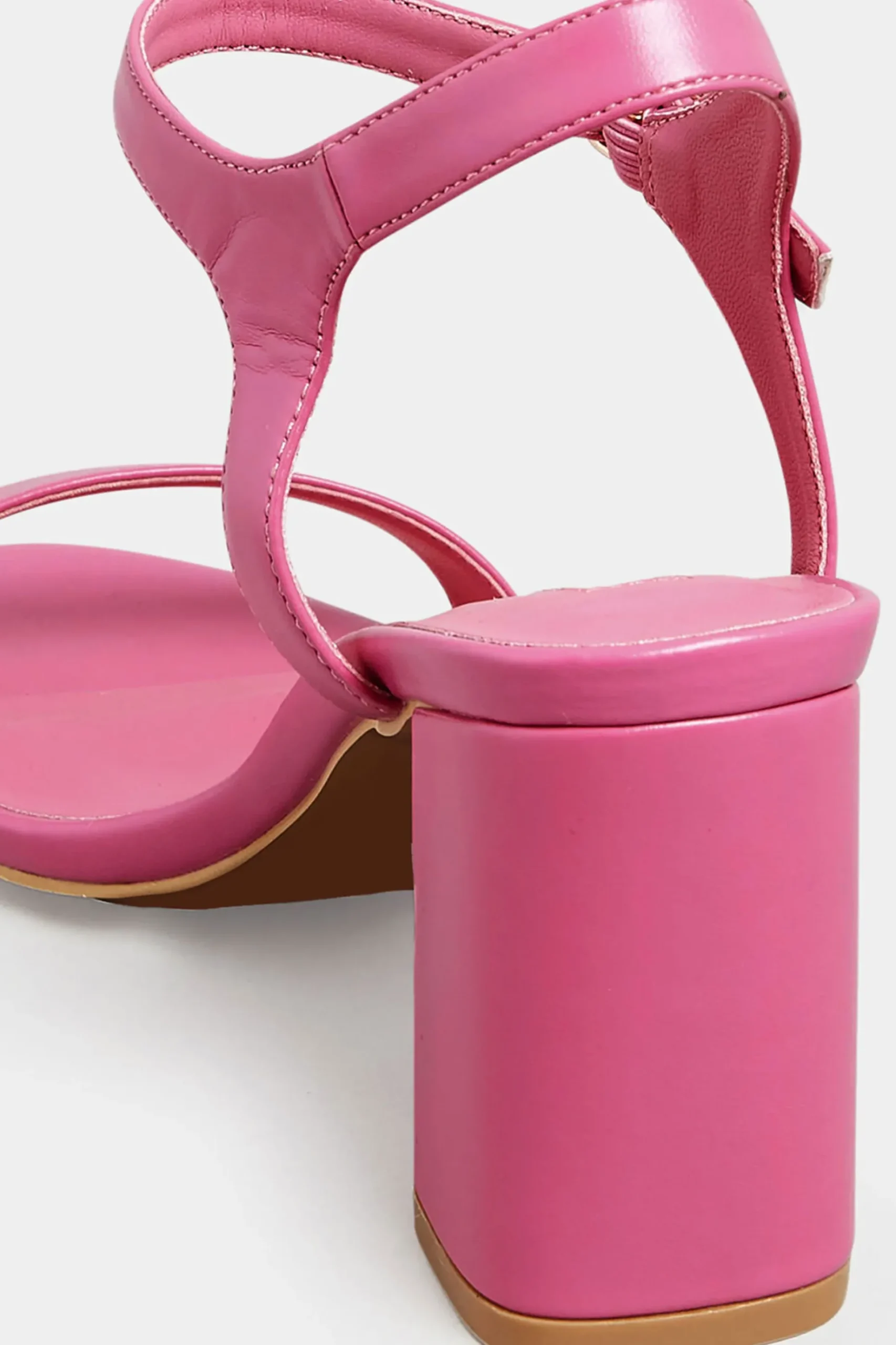 Limited Collection Limited Collection Pink Block Heel Sandal In Wide E Fit & Extra Wide Fit