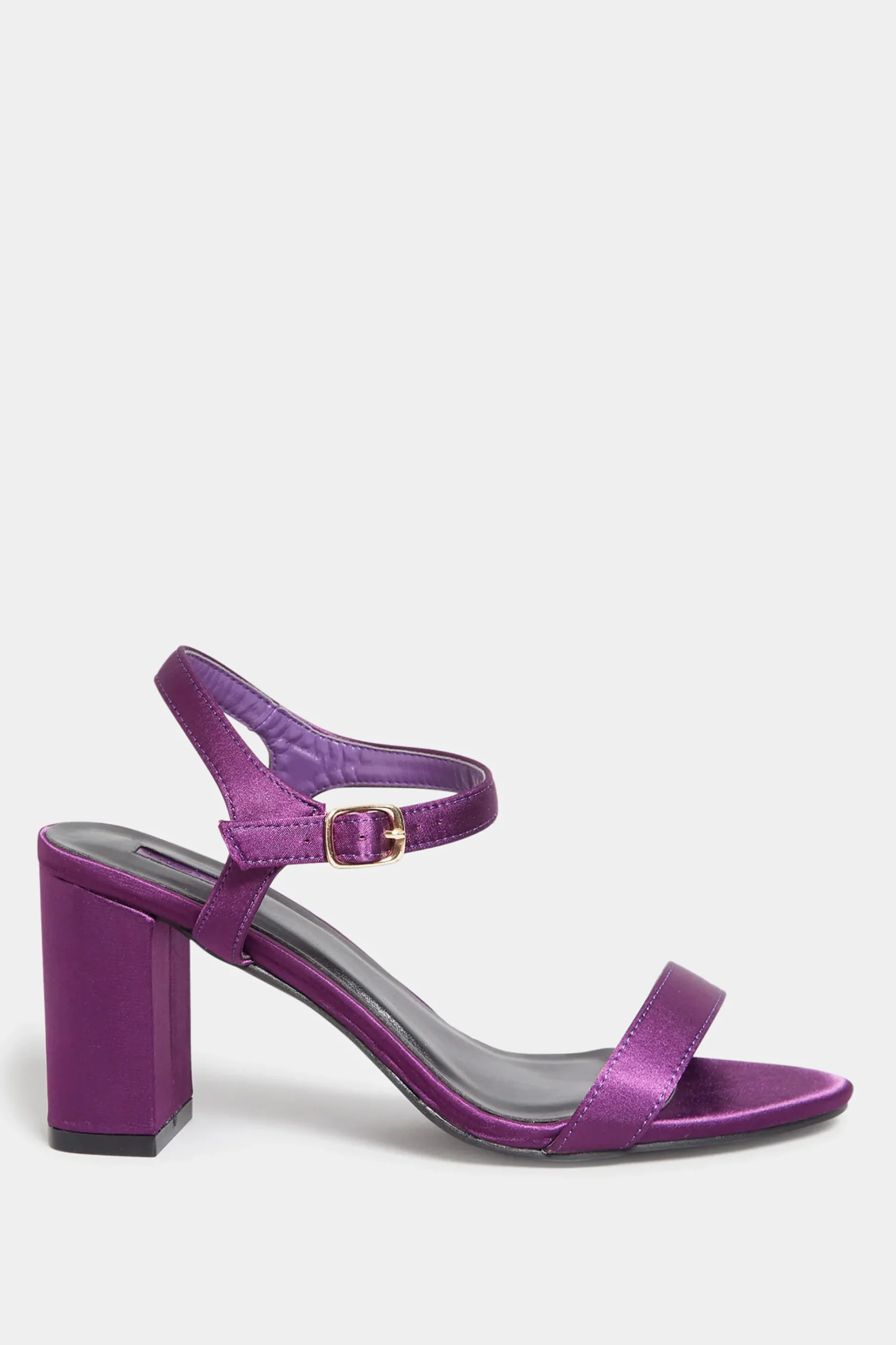 Limited Collection Limited Collection Purple Block Heel Sandal In Wide E Fit & Extra Wide Eee Fit