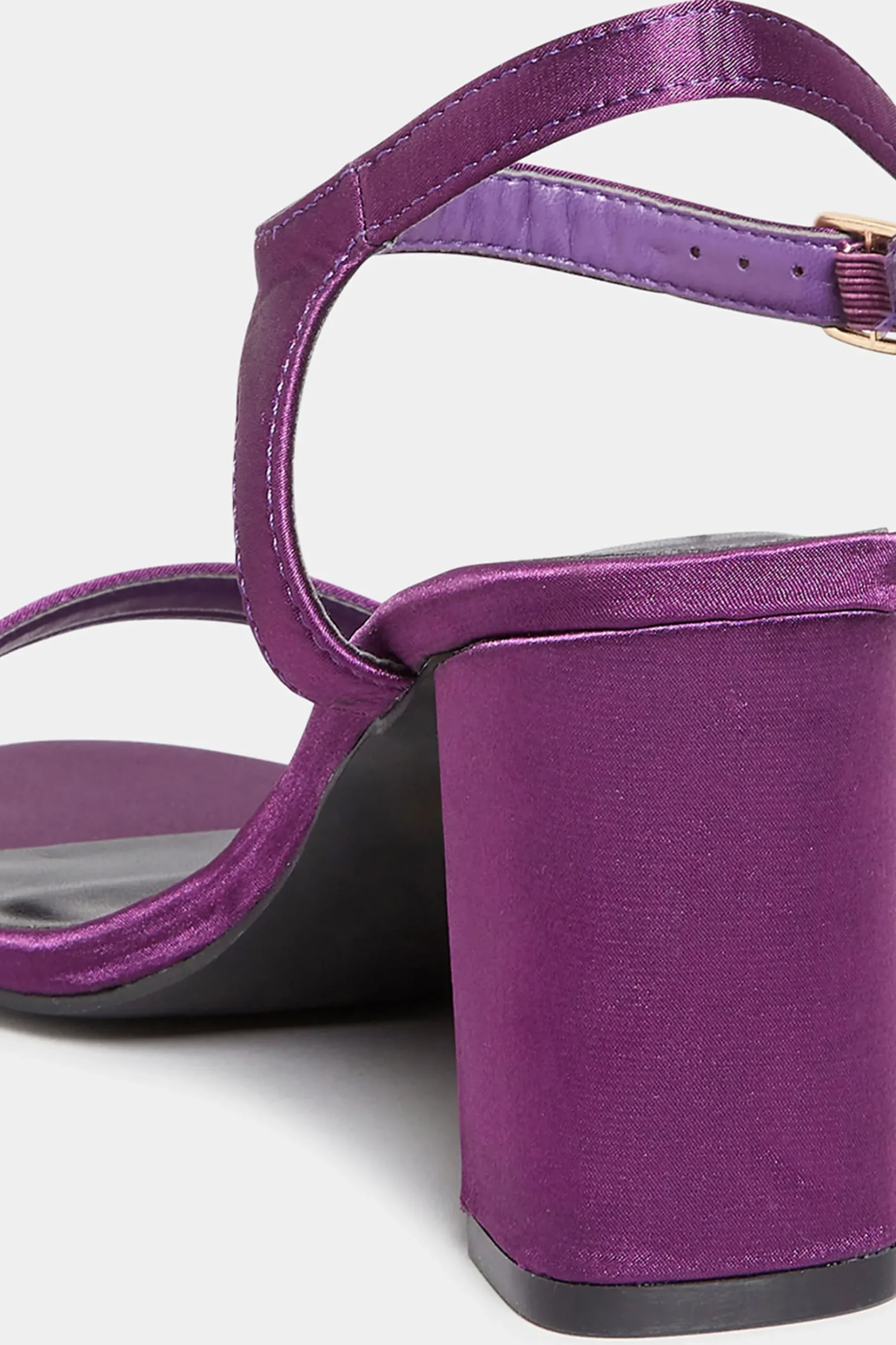 Limited Collection Limited Collection Purple Block Heel Sandal In Wide E Fit & Extra Wide Eee Fit