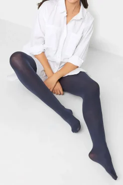 Lts Lts Tall Navy Blue 50 Denier Premium Tights