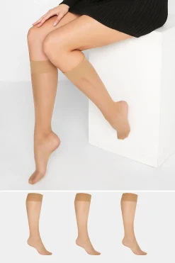 Lts Lts Tall Nude 3 Pack Knee High 15 Denier Tights