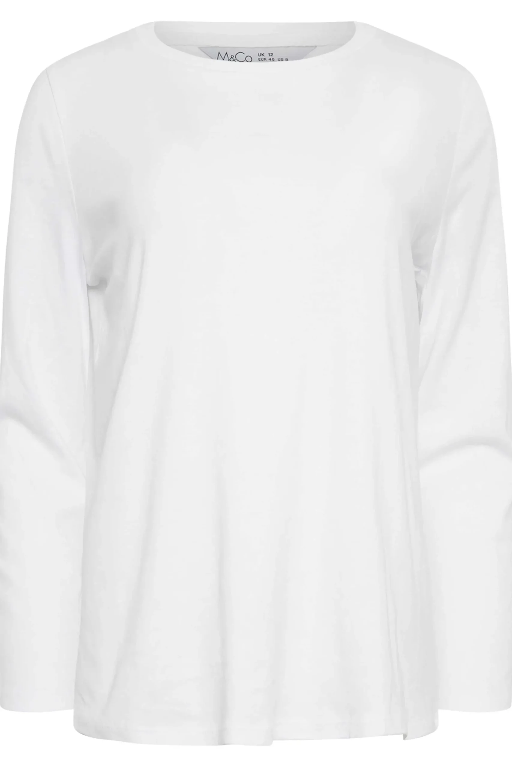 M&Co M&Co 3 Pack Black & White Long Sleeve T-Shirts