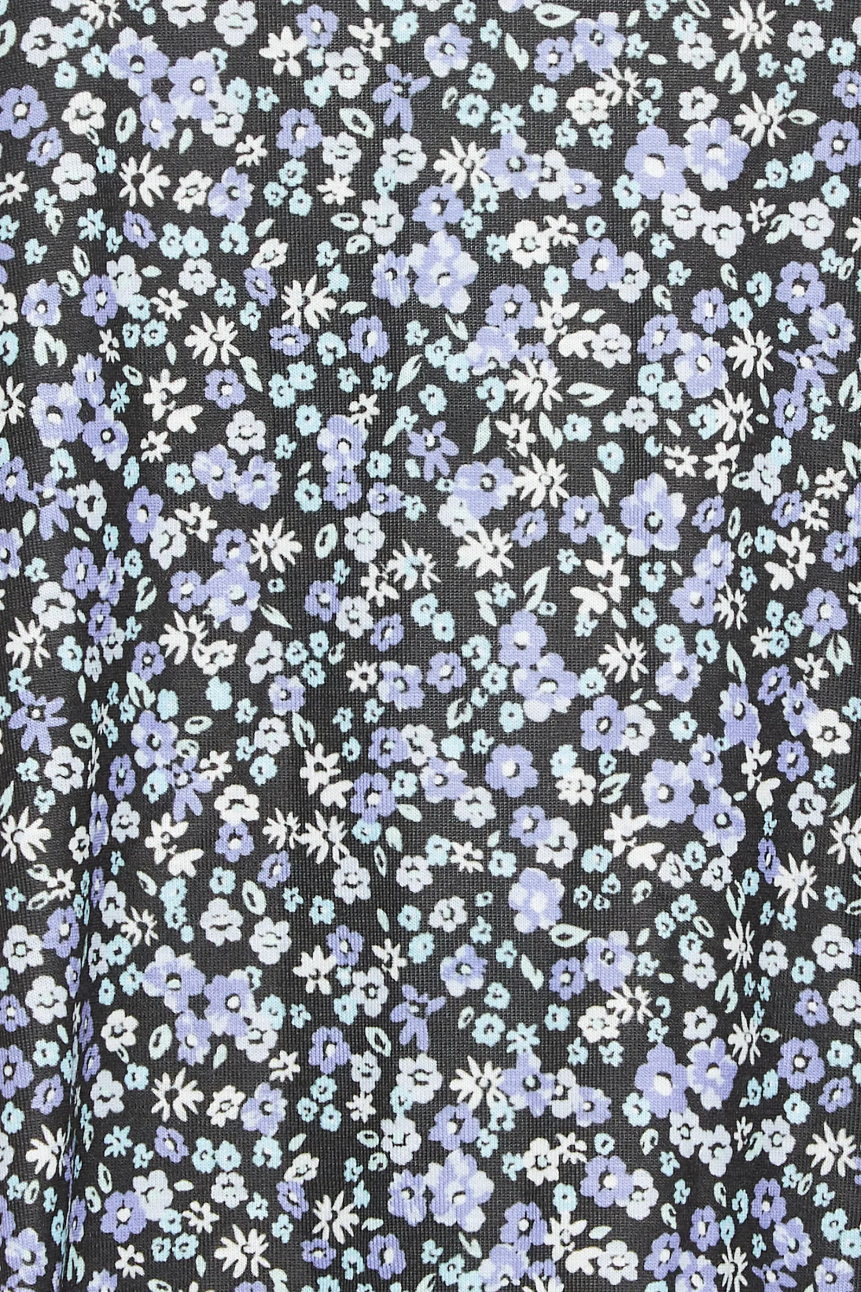 M&Co Petites M&Co Petite Blue Ditsy Floral Print Top