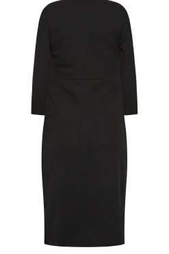 M&Co Petites M&Co Petite Black Scuba Dress