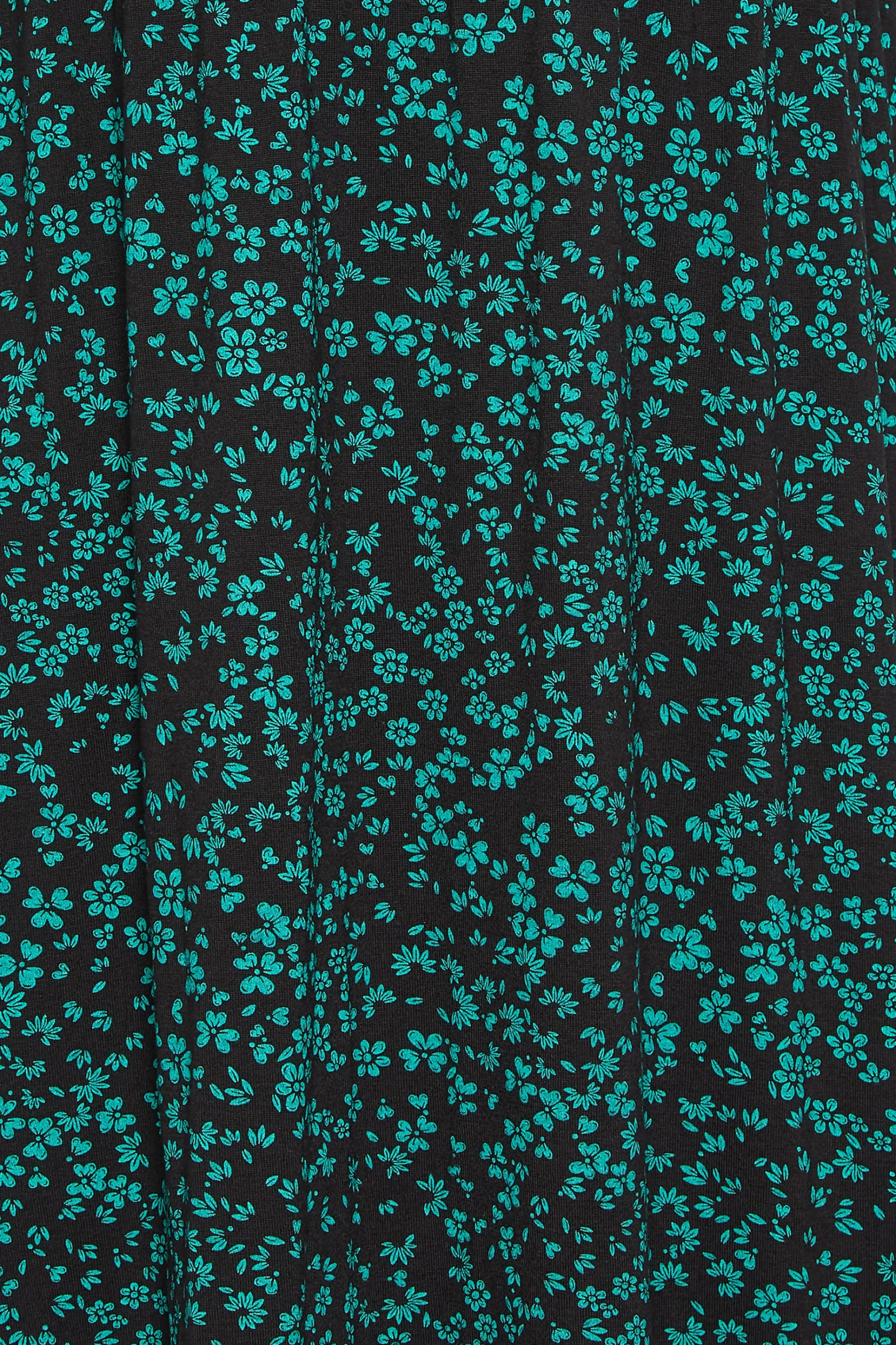 M&Co Petites M&Co Petite Green Ditsy Floral Print Midi Dress