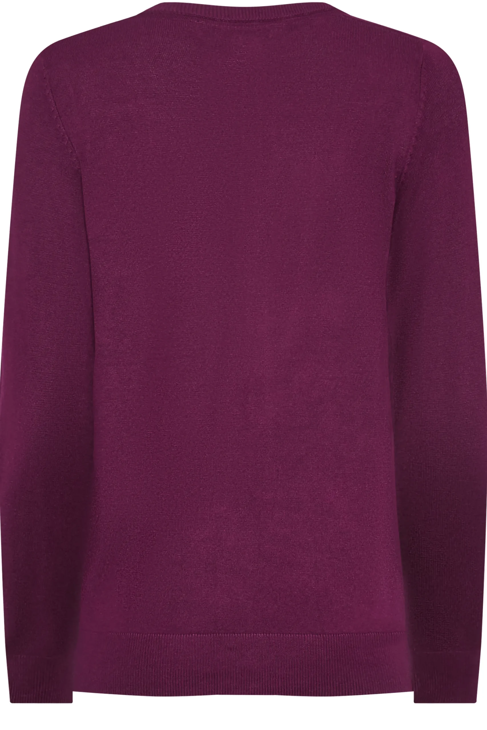 M&Co Womens M&Co Berry Red Ribbed Shoulder Cardigan
