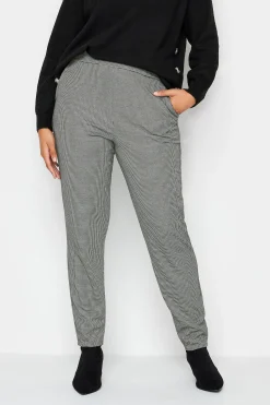 M&Co Womens M&Co Black & White Dogtooth Trousers