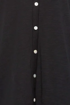 M&Co Womens M&Co Black Button Through Cotton Shirt