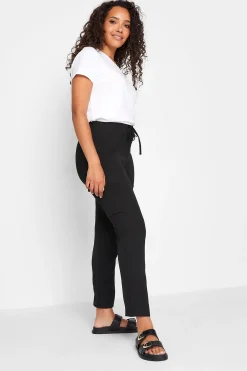 M&Co Womens M&Co Black Cargo Slim Leg Trousers