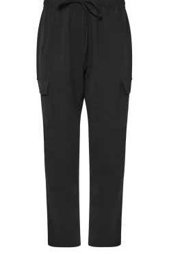 M&Co Womens M&Co Black Cargo Slim Leg Trousers