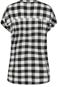 M&Co Womens M&Co Black Check Print Shirt