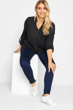 M&Co Womens M&Co Black Cotton Shirt