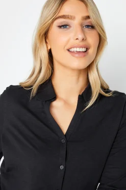 M&Co Womens M&Co Black Cotton Shirt