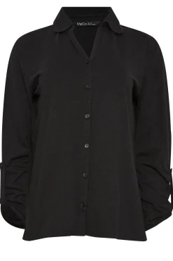 M&Co Womens M&Co Black Cotton Shirt