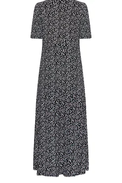 M&Co Womens M&Co Black Ditsy Floral Print Maxi Dress
