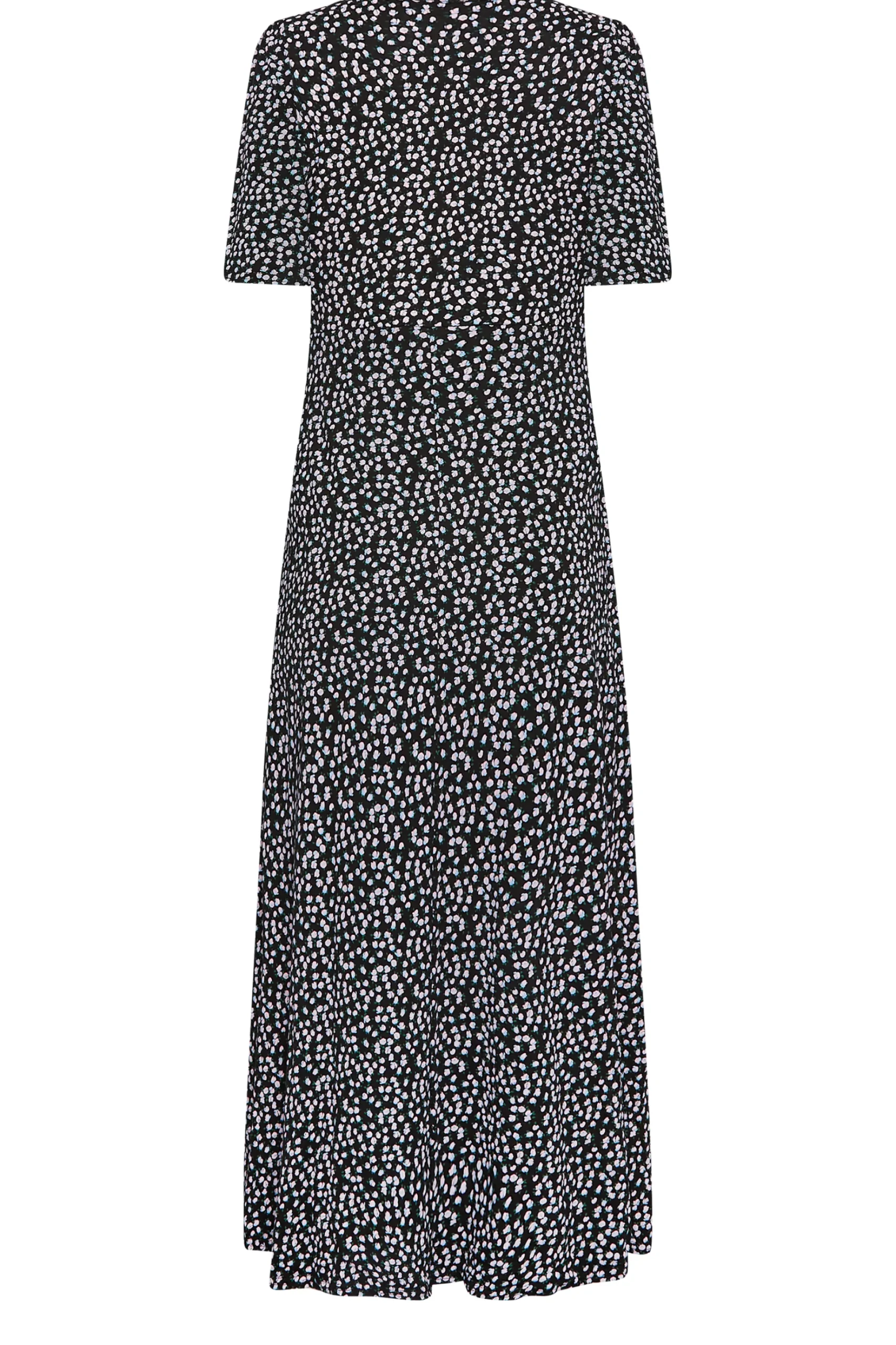 M&Co Womens M&Co Black Ditsy Floral Print Maxi Dress