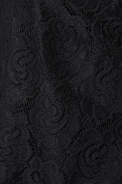 M&Co Womens M&Co Black Floral Lace Blouse