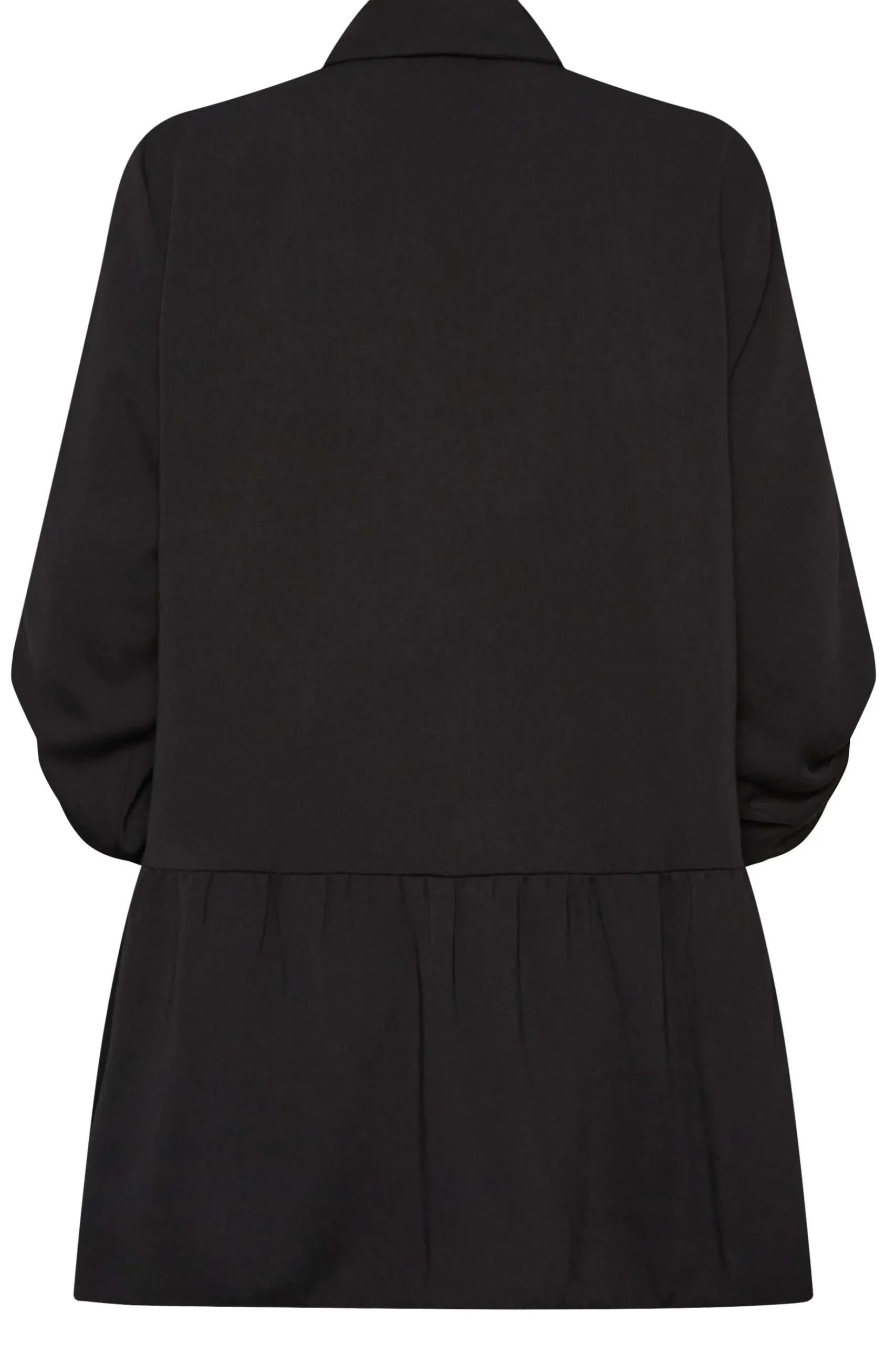 M&Co Womens M&Co Black Frill Hem Tab Sleeve Shirt