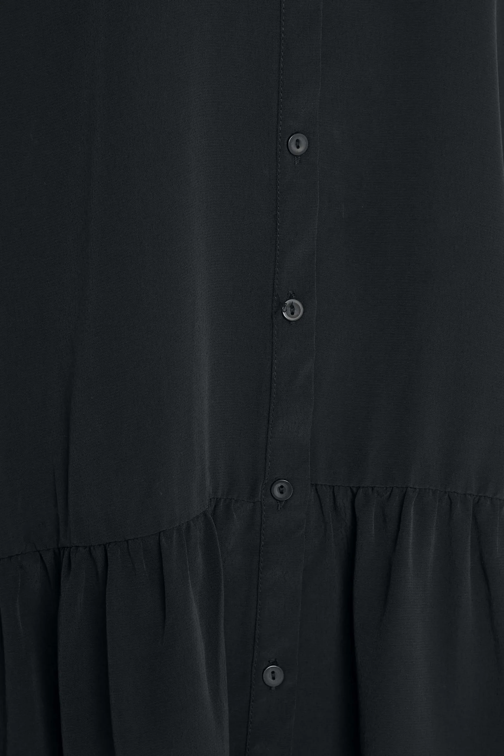 M&Co Womens M&Co Black Frill Hem Shirt
