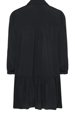 M&Co Womens M&Co Black Frill Hem Shirt