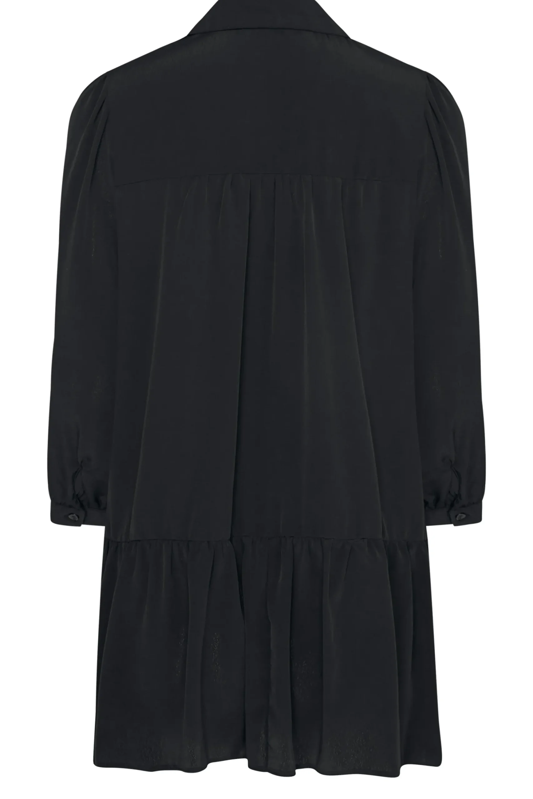 M&Co Womens M&Co Black Frill Hem Shirt
