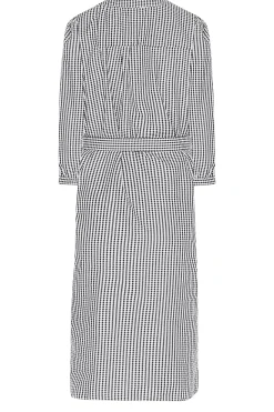 M&Co Womens M&Co Black Gingham Tie Waist Detail Tunic
