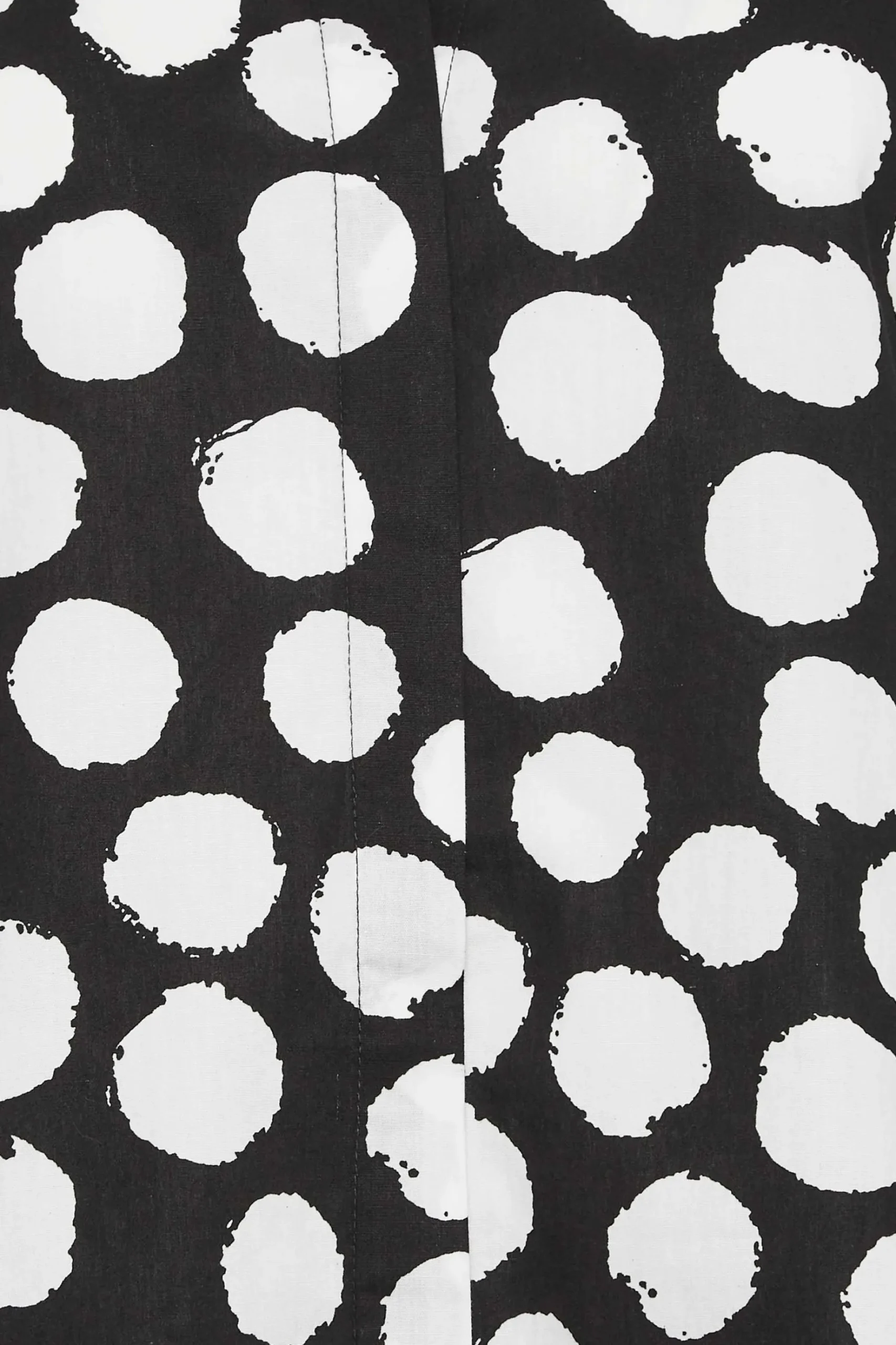 M&Co Womens M&Co Black Polka Dot Puff Sleeve Shirt