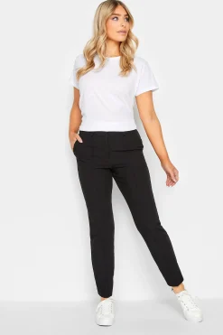 M&Co Womens M&Co Black Slim Leg Trousers