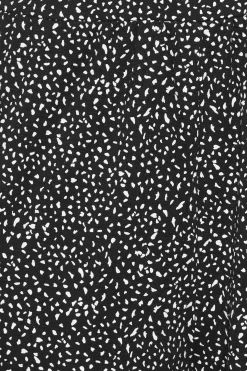 M&Co Womens M&Co Black Spot Print Harem Trousers