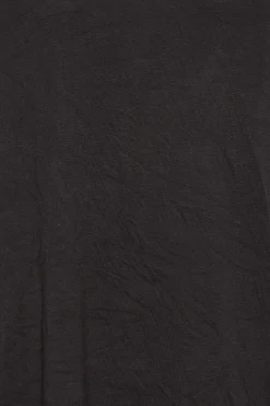 M&Co Womens M&Co Black Spot Mesh Sleeve Top