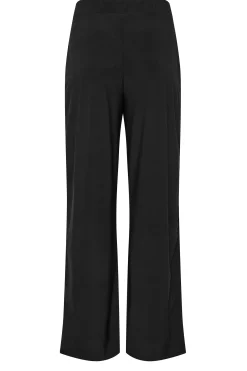 M&Co Womens M&Co Black Stretch Wide Leg Trousers