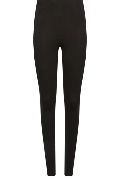 M&Co Womens M&Co Black Stretch Cotton Leggings