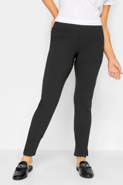 M&Co Womens M&Co Black Stretch Bengaline Trousers