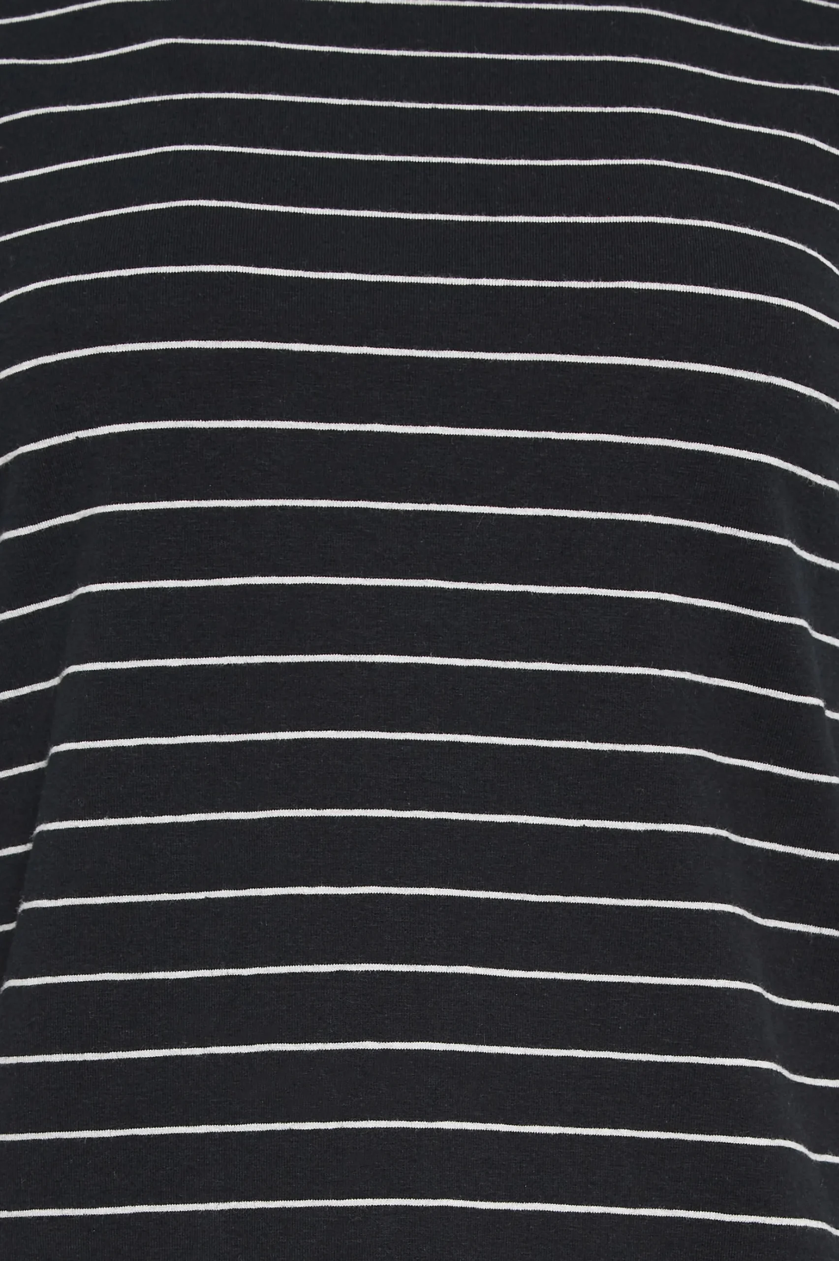 M&Co Womens M&Co Black Stripe Cotton Blend Top