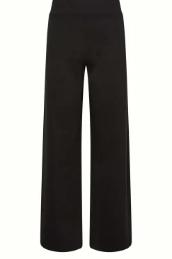 M&Co Womens M&Co Black Wide Leg Yoga Pants