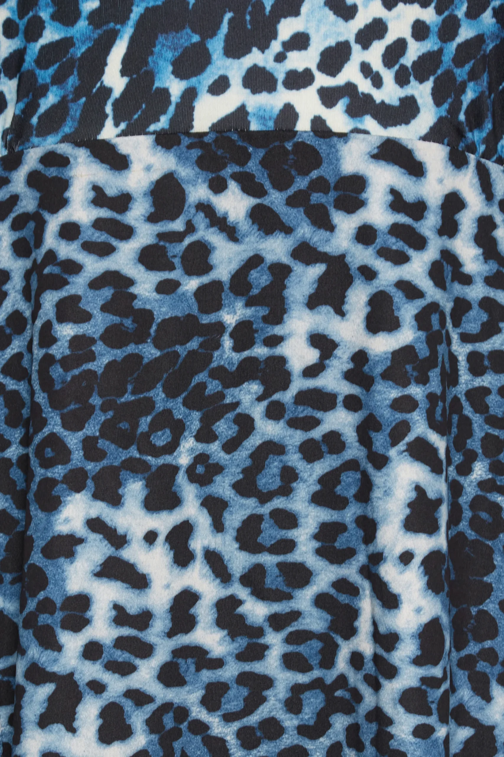 M&Co Womens M&Co Blue Animal Print Midi Dress