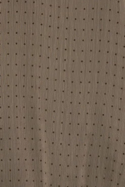M&Co Womens M&Co Brown Dobby Tie Neck Blouse