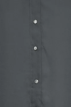M&Co Womens M&Co Charcoal Grey Tie Back Tunic Shirt