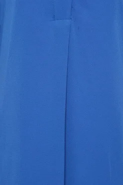 M&Co Womens M&Co Cobalt Blue Statement Button Tab Sleeve Shirt