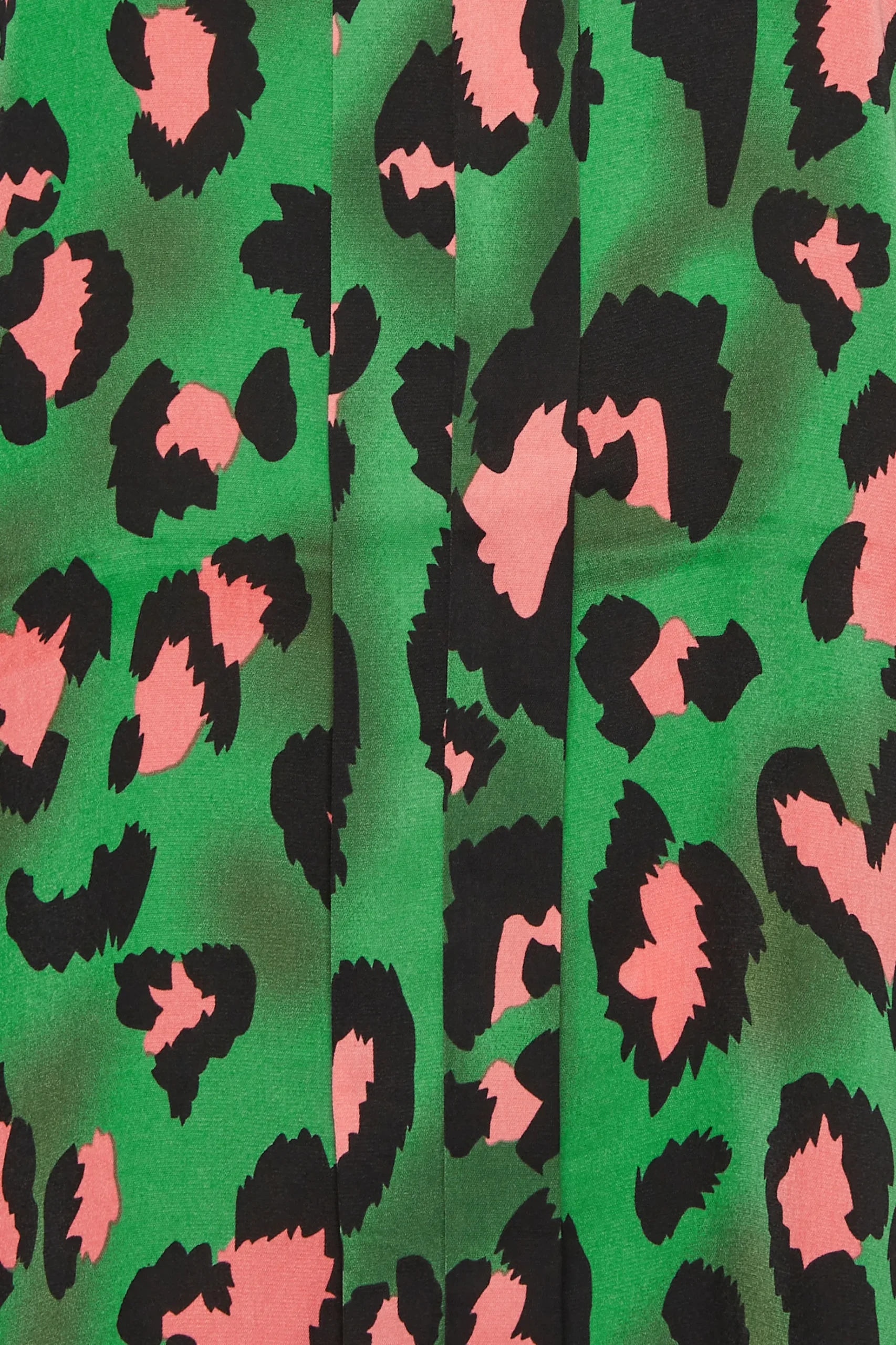M&Co Womens M&Co Dark Green Leopard Print Blouse