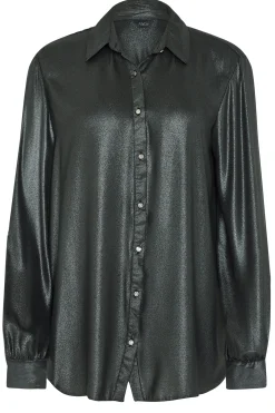 M&Co Womens M&Co Dark Grey Metallic Shirt