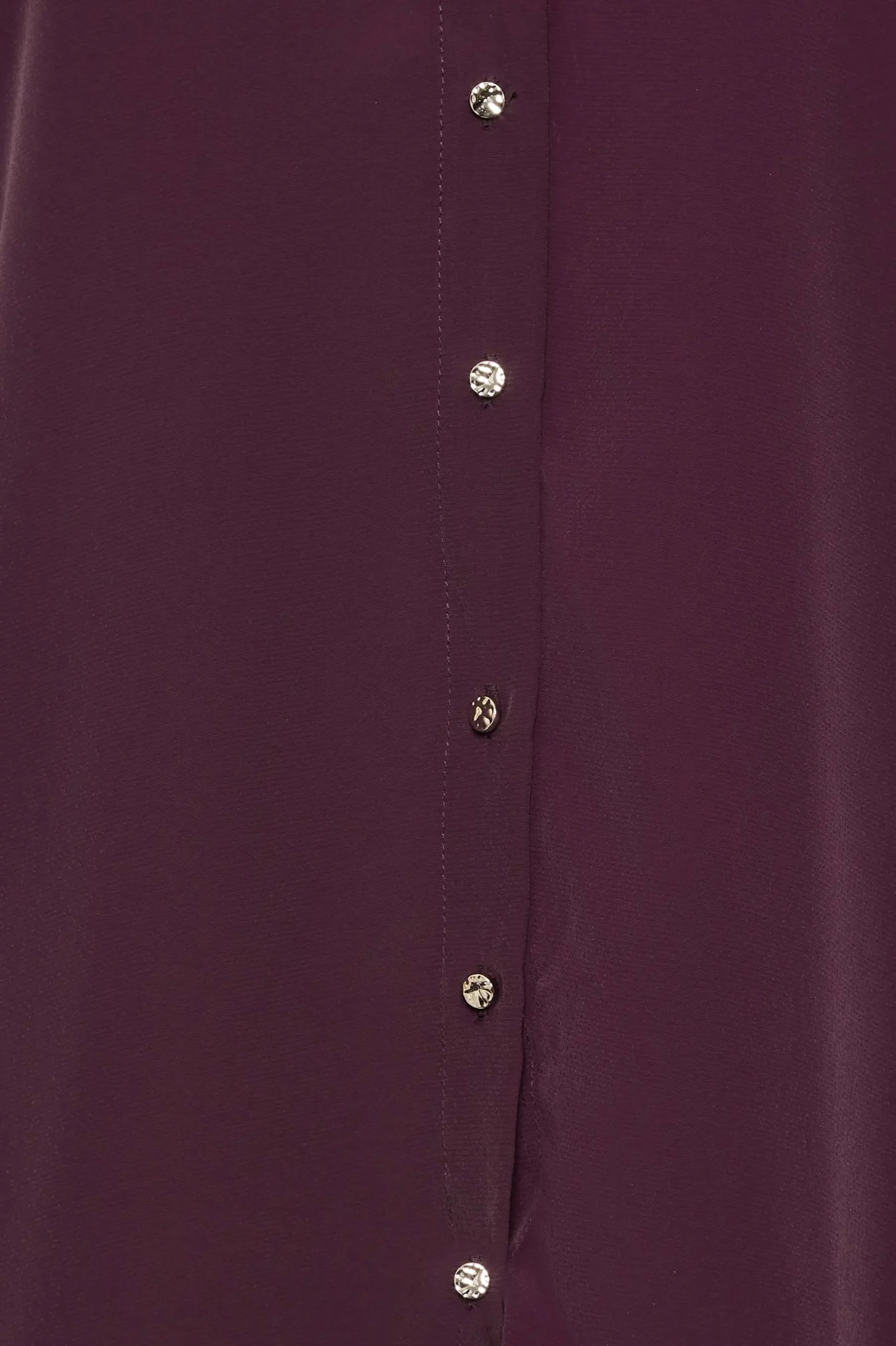 M&Co Womens M&Co Dark Purple Tie Back Tunic Shirt