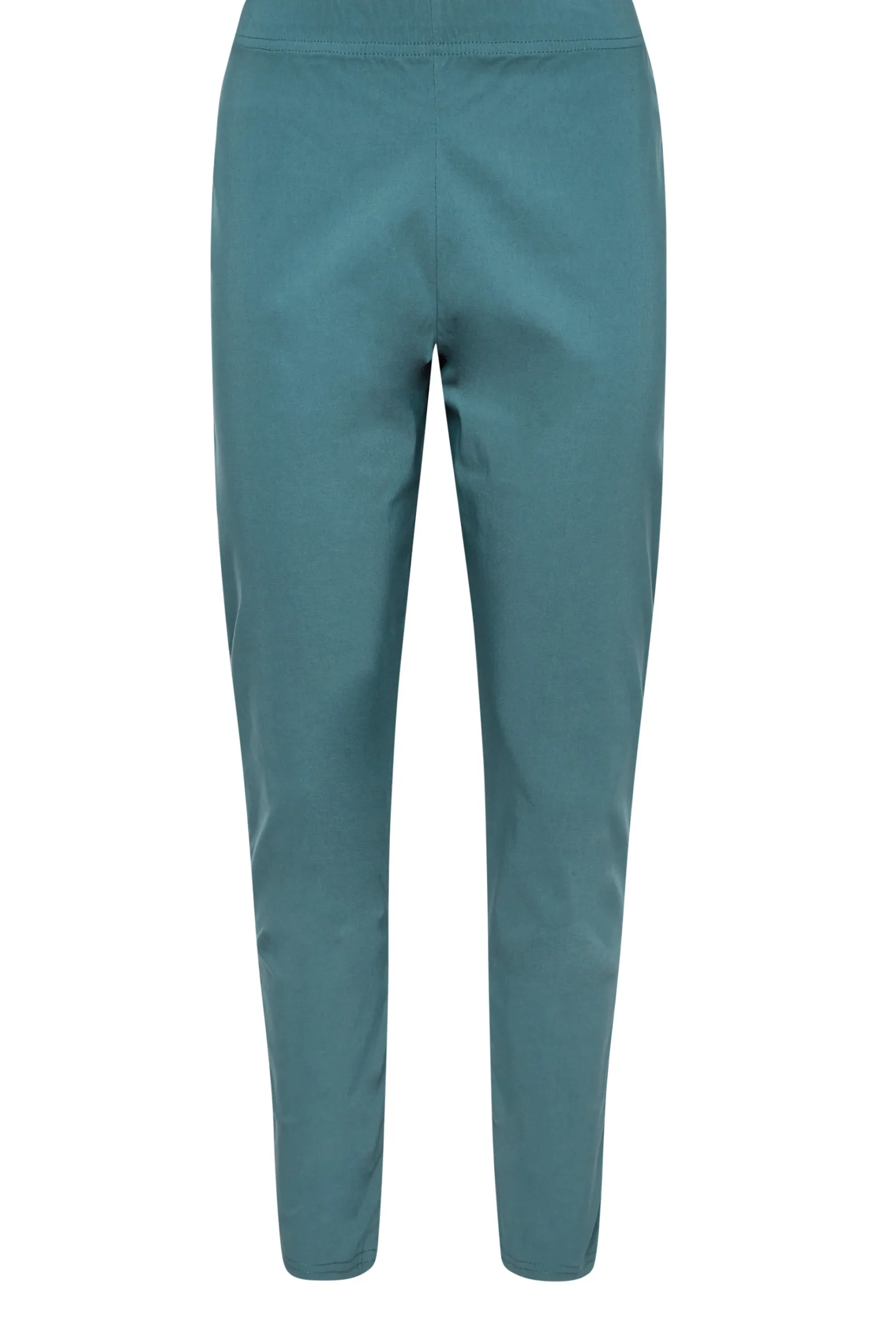 M&Co Womens M&Co Denim Blue Stretch Bengaline Trousers