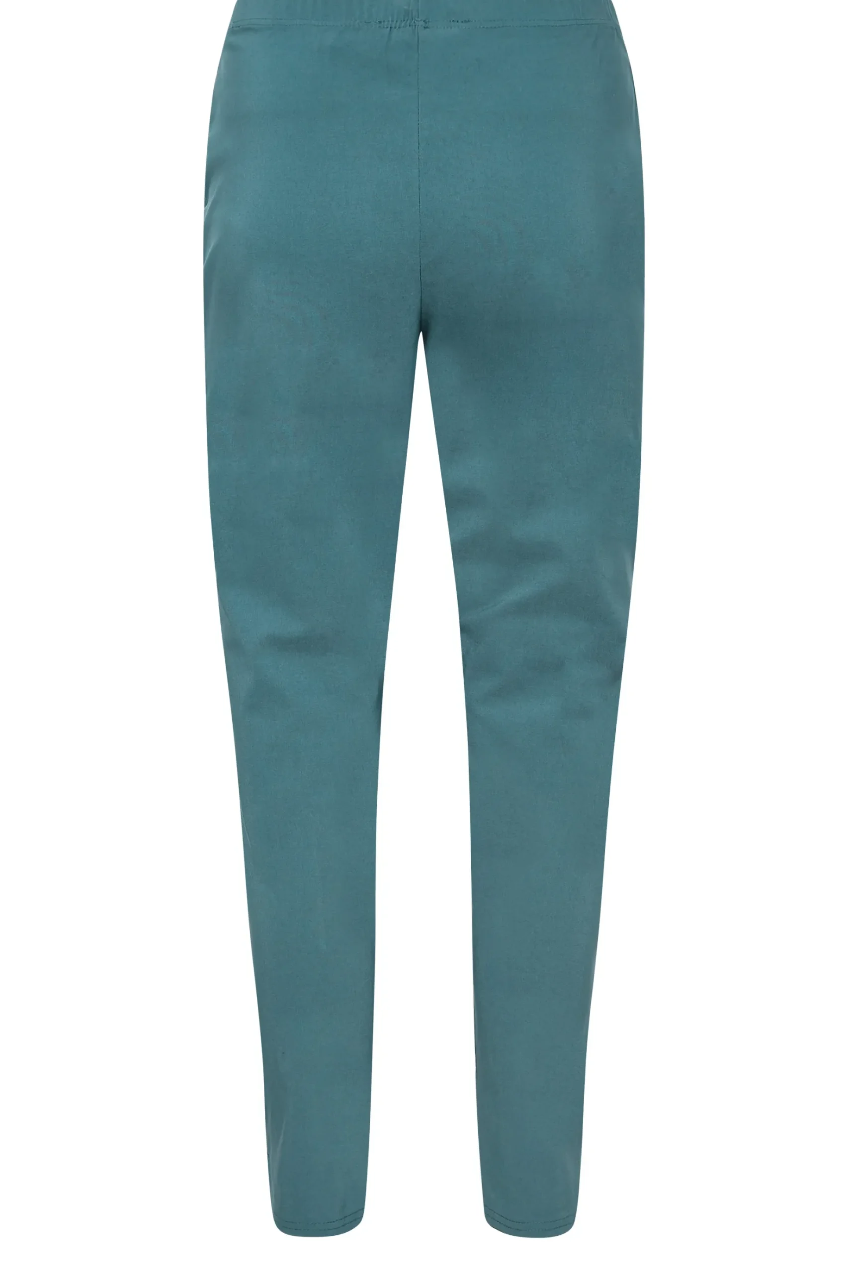 M&Co Womens M&Co Denim Blue Stretch Bengaline Trousers