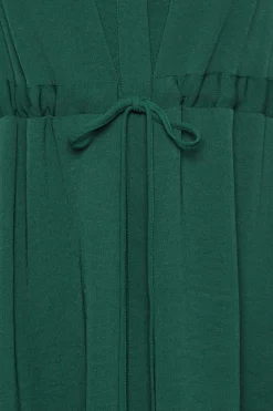 M&Co Womens M&Co Emerald Green Tie Waist Tunic Shirt