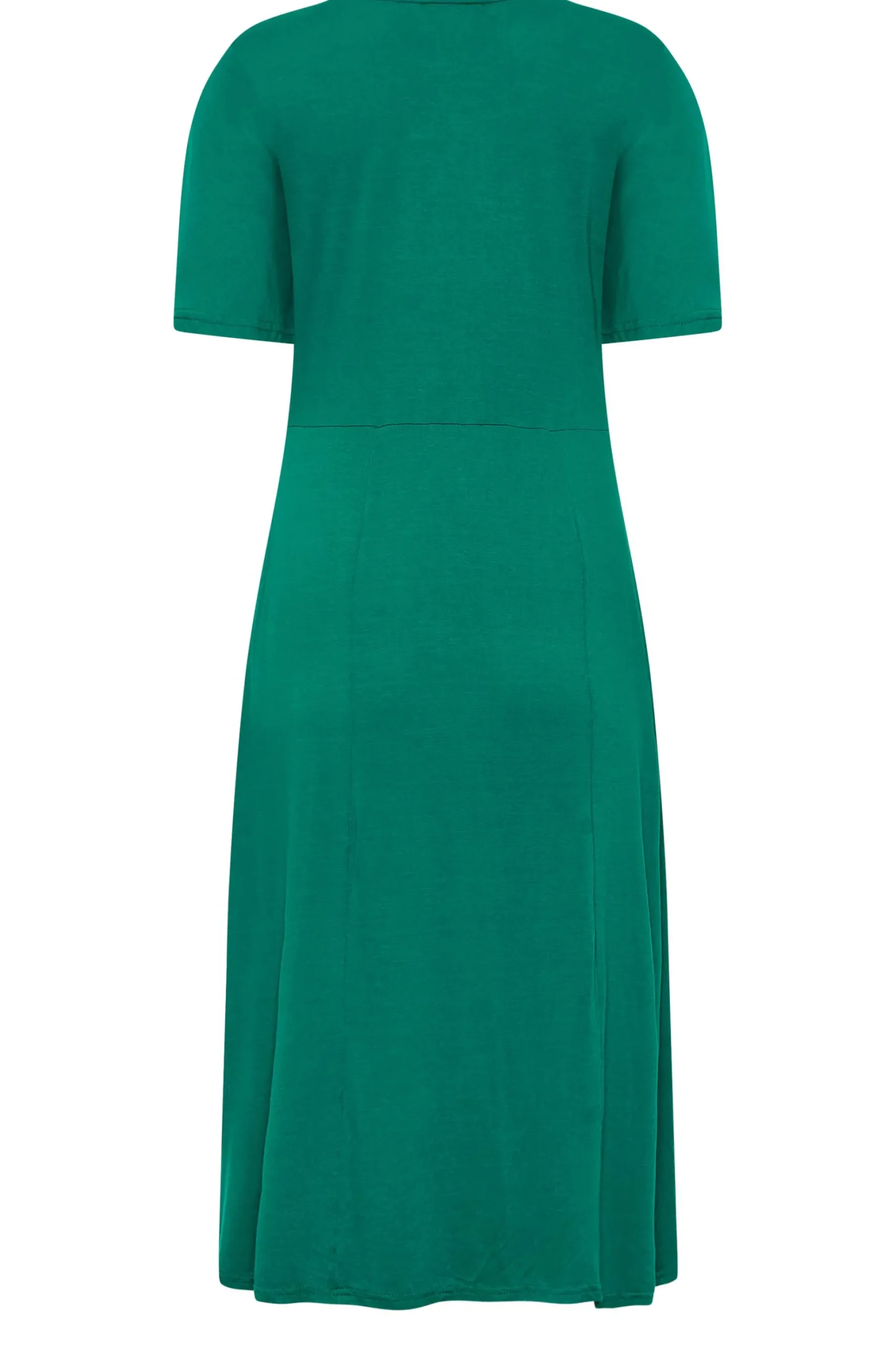 M&Co Womens M&Co Forest Green Angel Sleeve Split Hem Midi Dress