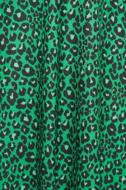 M&Co Womens M&Co Green Animal Print Dress