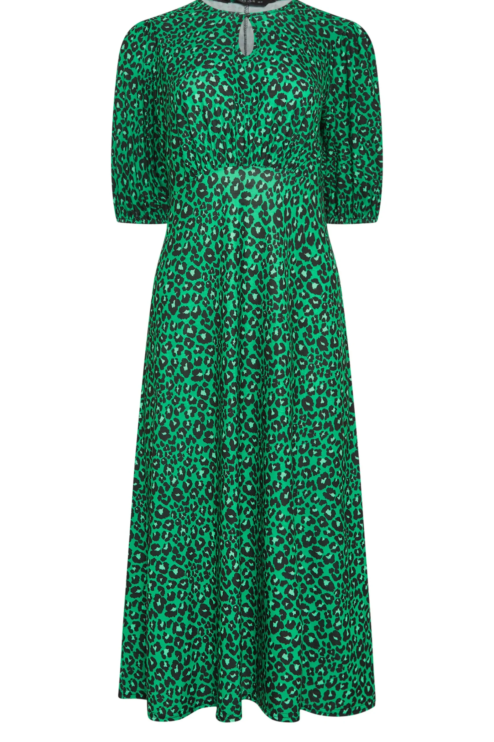 M&Co Womens M&Co Green Animal Print Dress
