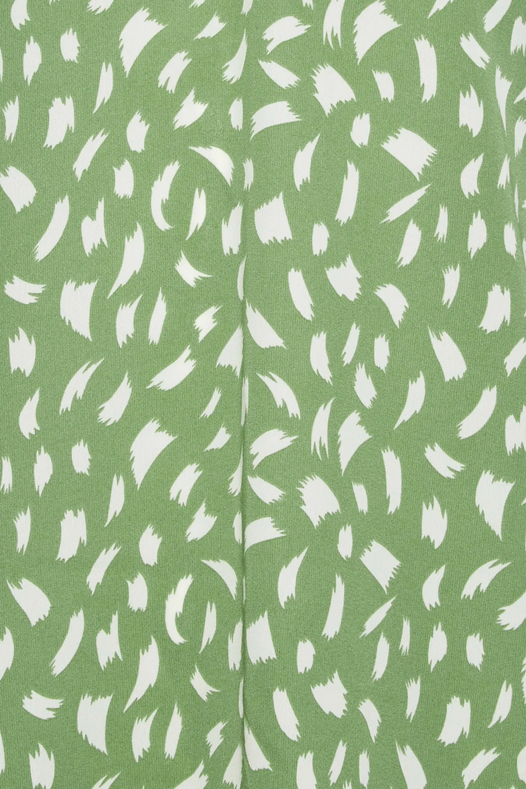M&Co Womens M&Co Green Brush Stroke Print Half Placket Shirt